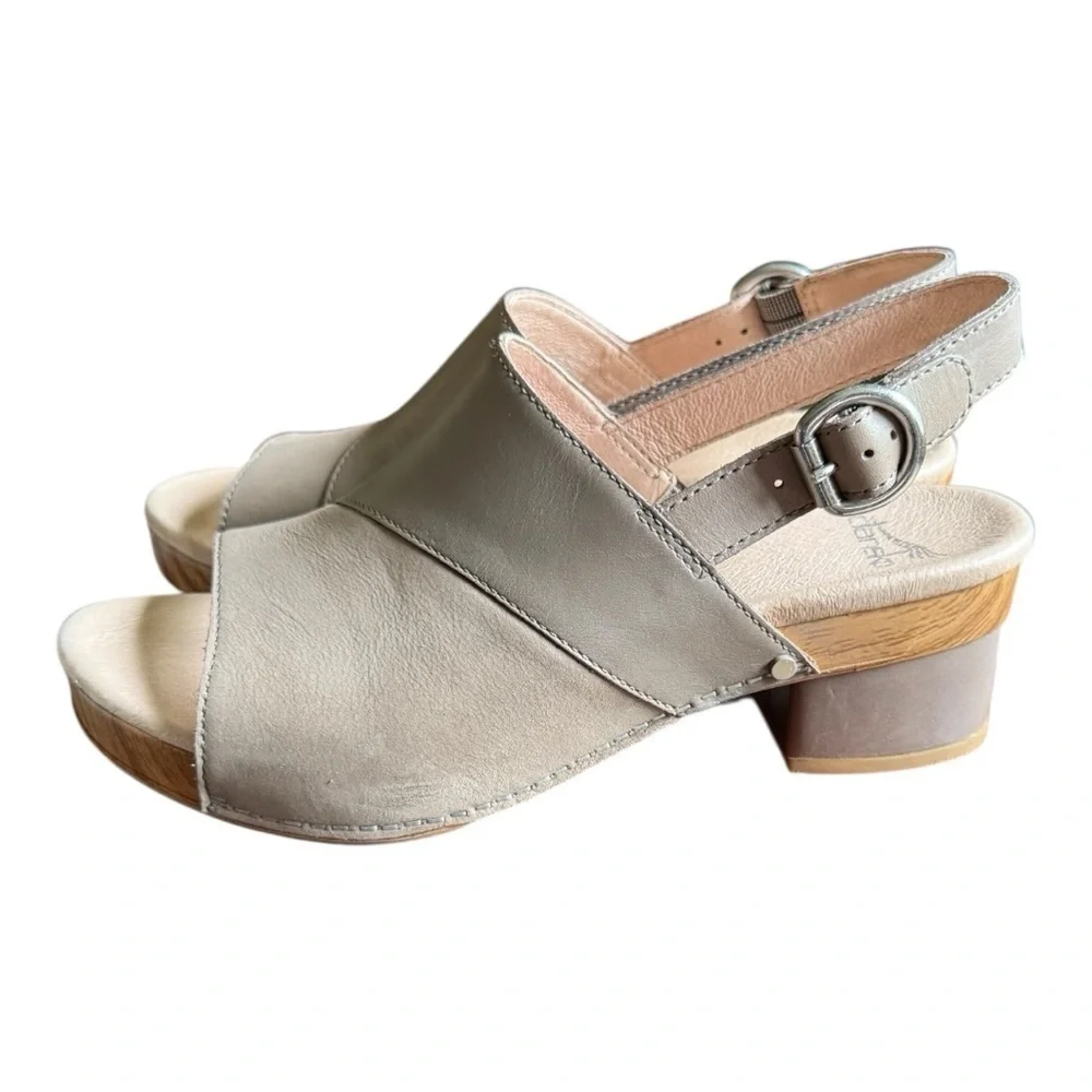 Women's Dansko Madalyn Stone Burnished Calf Leather - NEW